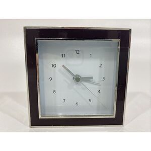 Restoration Hardware Desk Clock Chrome Discontinued Parts Or Repair